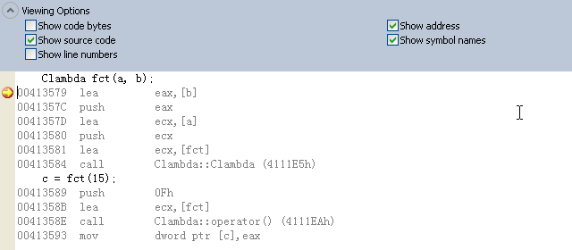C++对象模型之lambda表达式