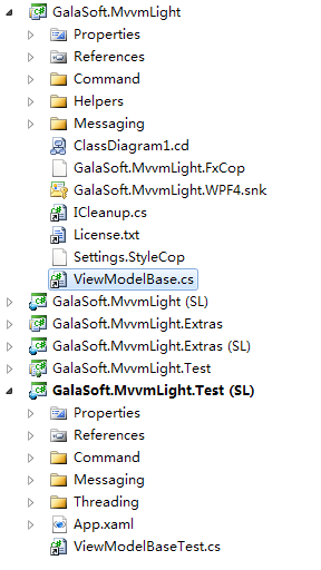 MVVMLight源码分析之消息机制和ViewModelBase
