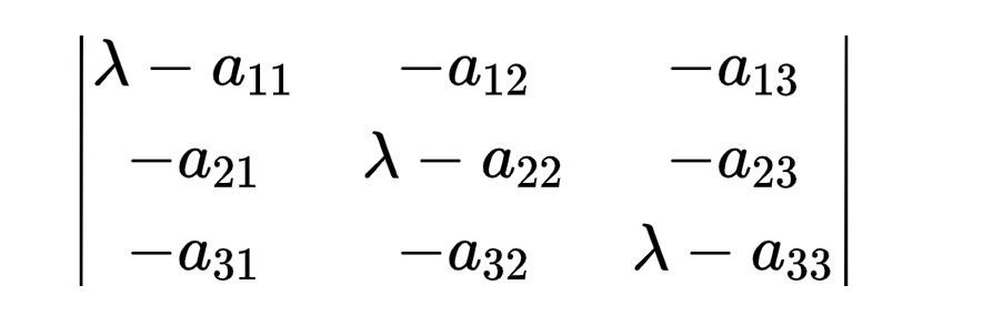 为什么矩阵的特征值乘积等于行列式的值