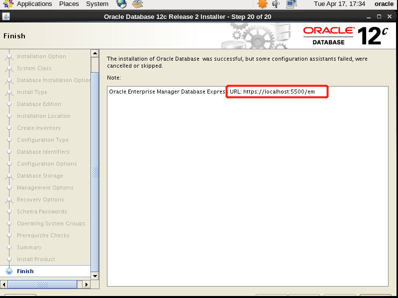 Oracle Database 12c Release 2安装过程实录