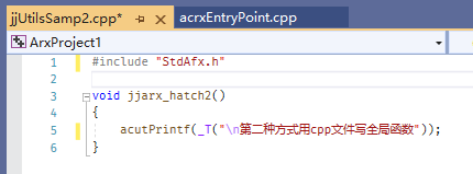 c++篇 cad.arx配置5.加入命令