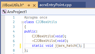 c++篇 cad.arx配置5.加入命令