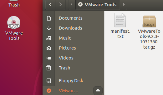 VMware虚拟机ubuntu显示屏幕太小解决办法， 安装 VM tools