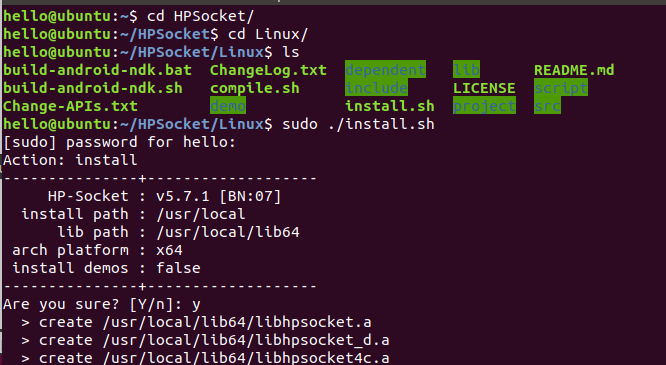 Linux下 C++ HPSocket通信框架的简单使用