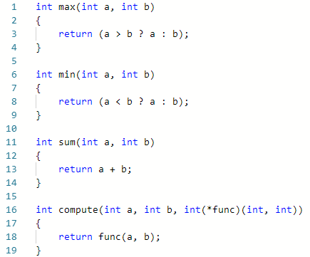 C++面向过程编程