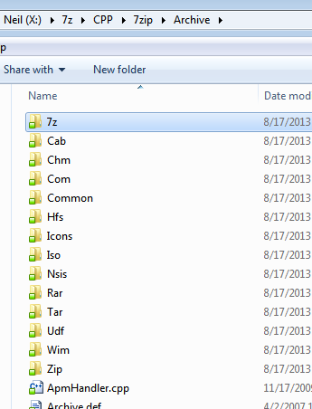 7z文件格式及其源码的分析(二)