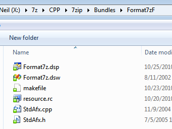 7z文件格式及其源码的分析(二)