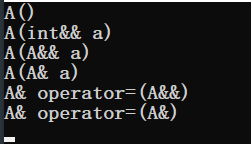 C++析构、拷贝、赋值、移动拷贝函数的几个知识点（不全）