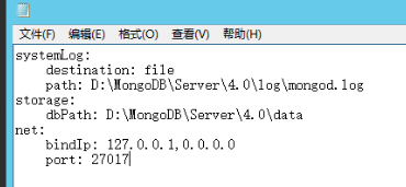 MongoDB学习搭建笔记