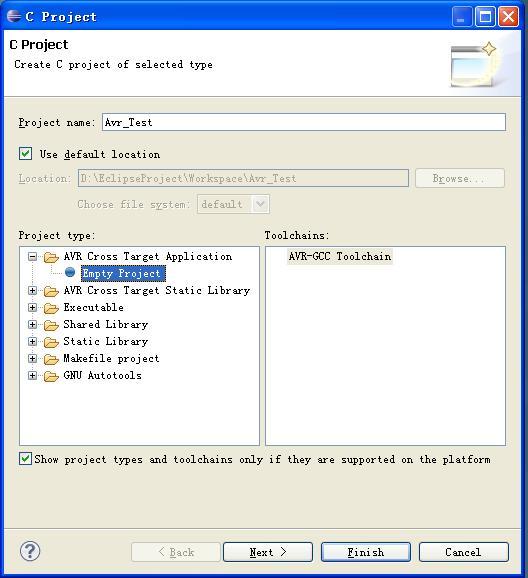 搭建Eclipse IDE AVR开发平台