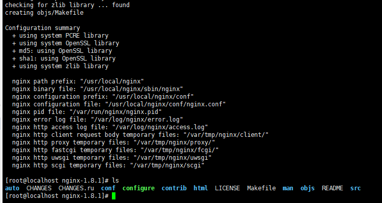 linux安装nginx以及相关环境配置