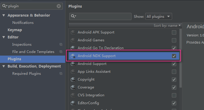 android studio - 右键没有“New C++ Class 选项” 或 “Cannot find