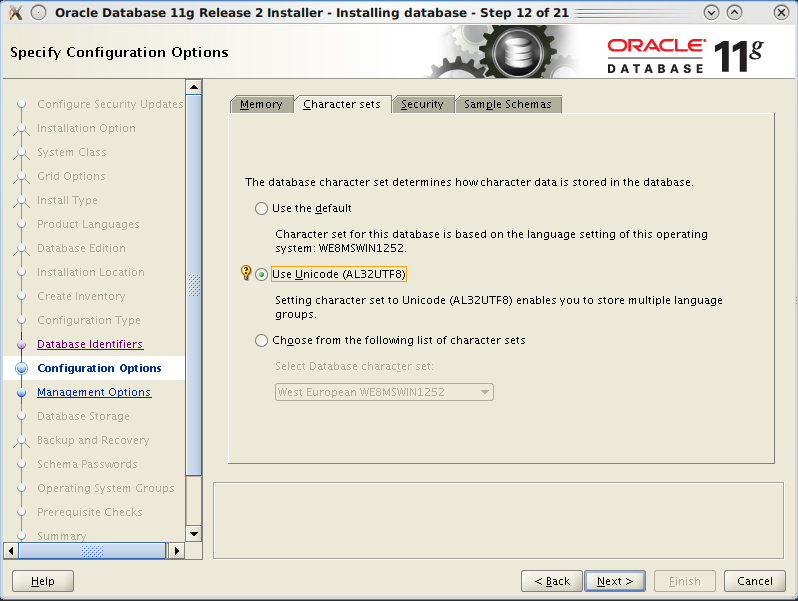 CentOS安装Oracle 11gR2(x64)