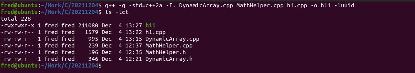 C++ compile multiple cpp and header files via  -I. cpp1.cpp cpp2.cpp -o