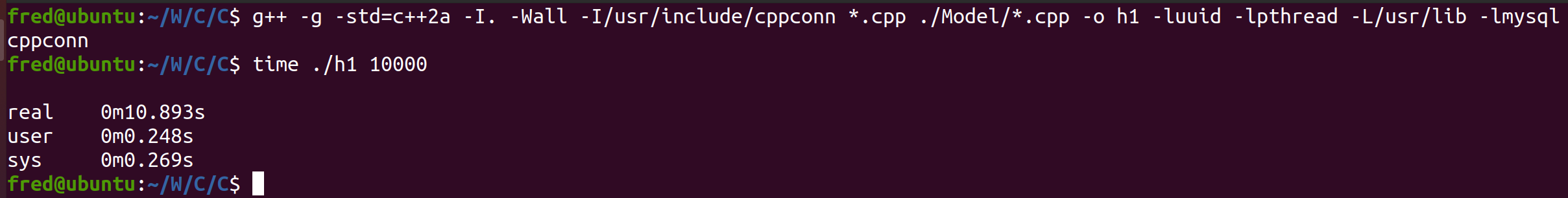 C++ cppconn insert into mysql tables