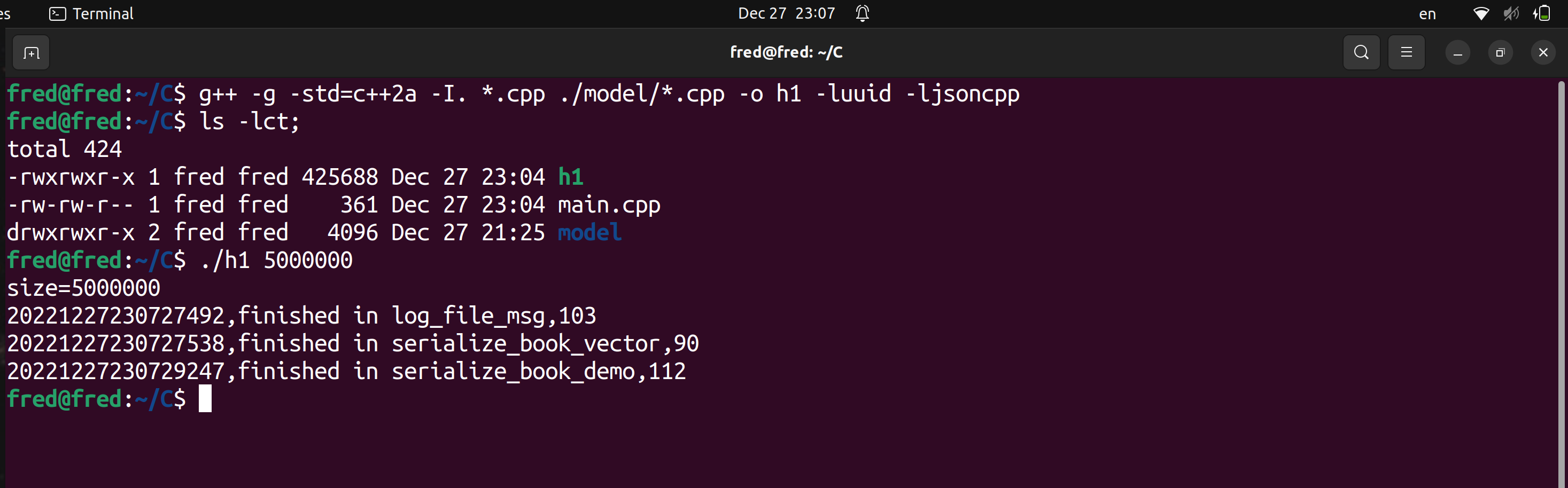 cpp jsoncpp serialize vector class into plain text file and deserialize from plain text file into vector class